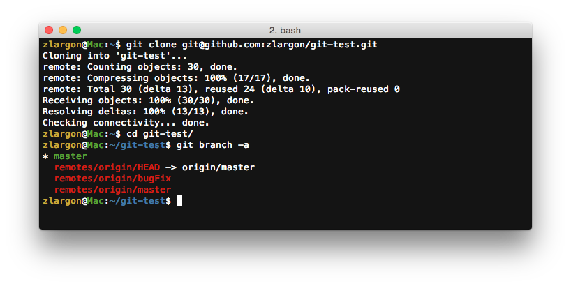 git create branch for remote from local